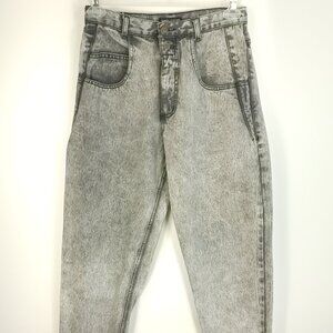 Vtg Georges Marciano Guess Jeans Men's 32x30 Gray Stone Acid Wash USA 80s